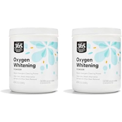 365 by Whole Foods Market, Powder Oxygen Whitening, 32 Ounce (Pack of 2)