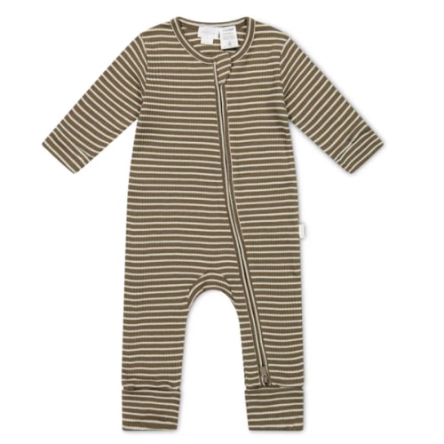 Organic Cotton Modal Gracelyn Onepiece - Bear/Cassava