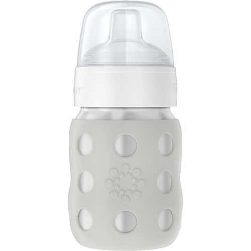 LifeFactory 8oz Stainless Steel Sippy Cup – Stone Gray