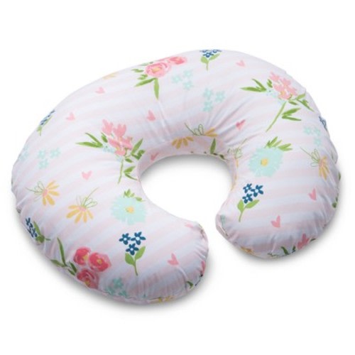 Boppy Floral Stripe Nursing Pillow and Positioner - Pink