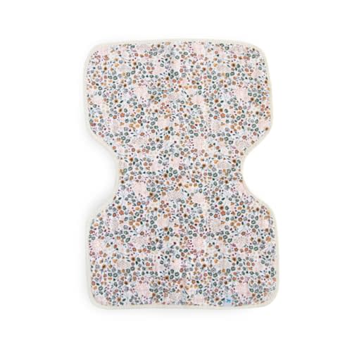 Little Unicorn Ultra-Absorbent Premium Burp Cloth | Soft on Baby's Skin | Larger Size | Ergonomic Design (Pressed Petals)