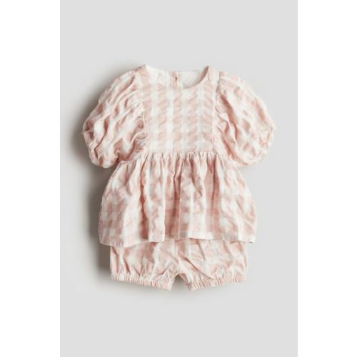 2-piece Patterned Muslin Set