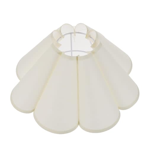Korean Style Lampshade, Petal Cloth Table Lamp Shade Light E27 Chandelier Replacement Lamp Shades for Home Hotel Bedside Light Pendant A