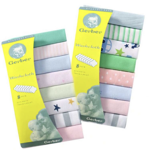 2 Packs - 8pcs/Pack Soft Baby Towels, Baby Bath Towels, Children's Bathing & Feeding Wipes - Random Assorted Towel Colors (Note: Some Styles May Not Be Shown In The Image).