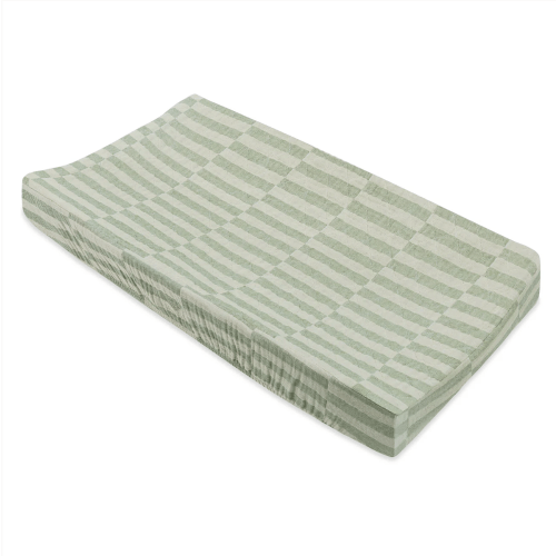 Babyletto Quilted Changing Pad Cover in GOTS Certified Organic Muslin Cotton
