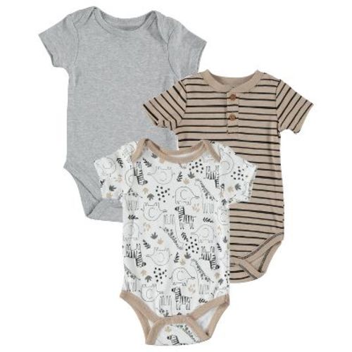 Chick Pea Gender Neutral Baby Bodysuit Short Sleeve Bodysuit Gift For Newborn 6-9 Months Seafoam Green