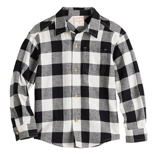 Toddler Boy Jumping Beans® Flannel Button Down Shirt