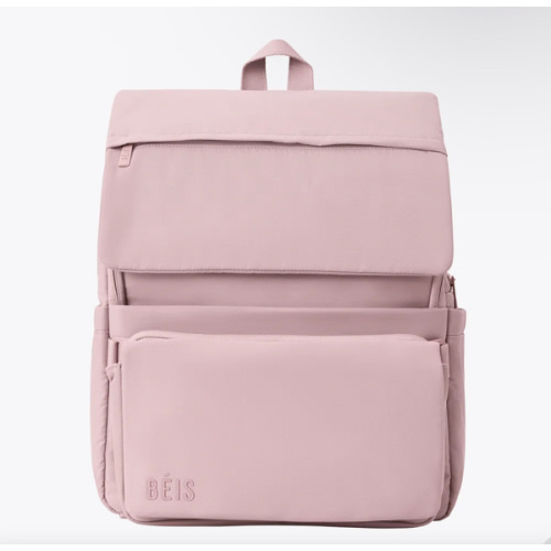 BÉIS 'The Ultimate Diaper Backpack' in Atlas Pink - Best Pink Backpack Diaper Bag