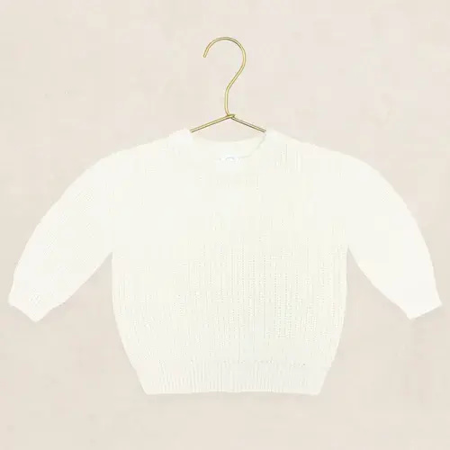 Knit Chunky Sweater - Ivory