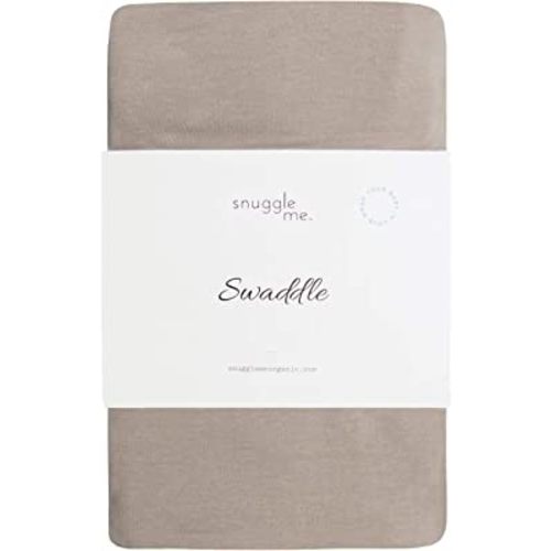 Snuggle Me Swaddle | Organic Cotton Swaddle Blanket, Soft Stretch, 47 x 47 inches (Birch)