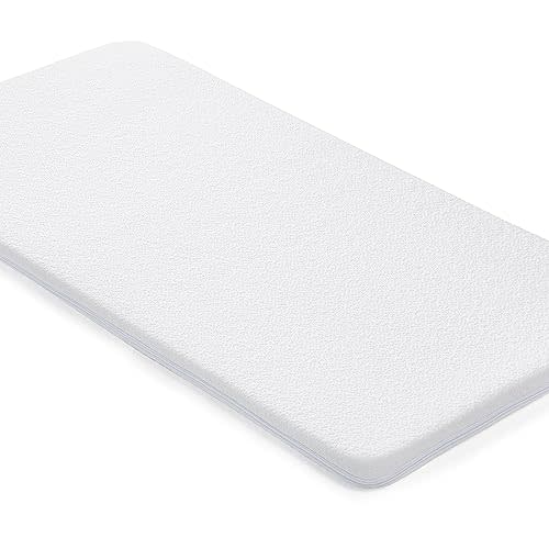 ANGELBLISS Bassinet Mattress Topper, Gel Memory Foam Mattress with Removable Cover Fit for ADOVEL Baby Bassinet Bedside Crib (47" x 23.6"), BabyBond, and ELEMARA Baby Bassinet Bedside Crib