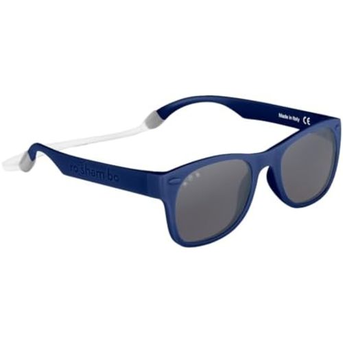 ROSHAMBO Unbreakable Square Sunglasses - Italian Made Polarized - BPA Free with Strap + Accessories - USA Assembled