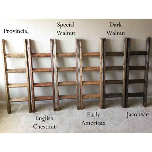 Handmade Blanket Ladder: Rustic Farmhouse Quilt Organizer, 5ft