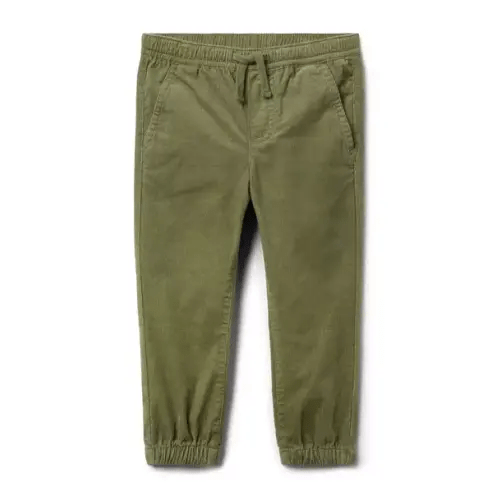 Boy Olive Green The Corduroy Jogger by Janie and Jack