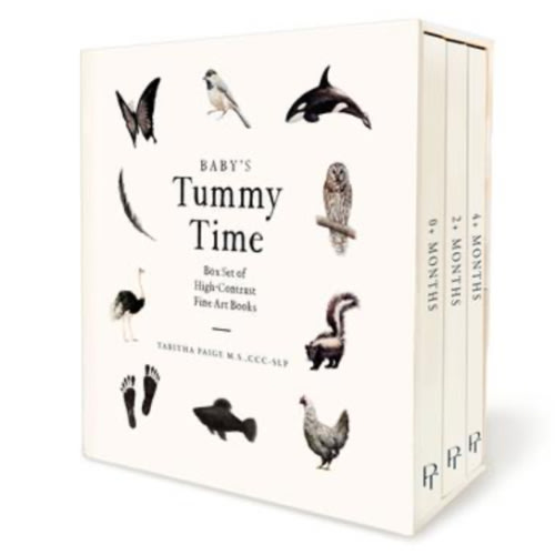 Baby's Tummy Time Book Box Set: A 3-Book Box Set of High-Contrast Art for Visual Stimulation at Tummy Time by Tabitha Paige, Hardcover - DiscountMags.com