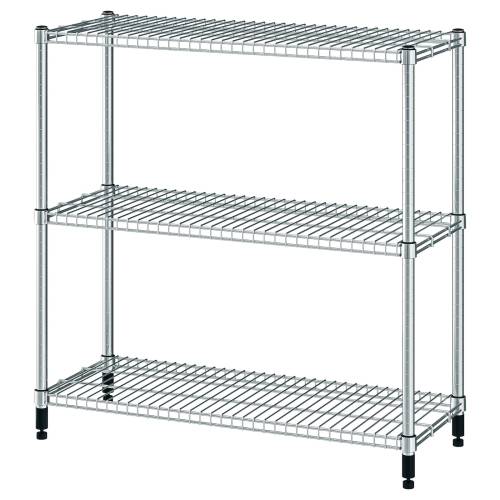 OMAR Shelf unit - galvanized 36 1/4x14x37 "