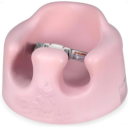 Bumbo Baby Floor Seat, Portable Sit Up Activity and Eating Chair, Cradle Pink