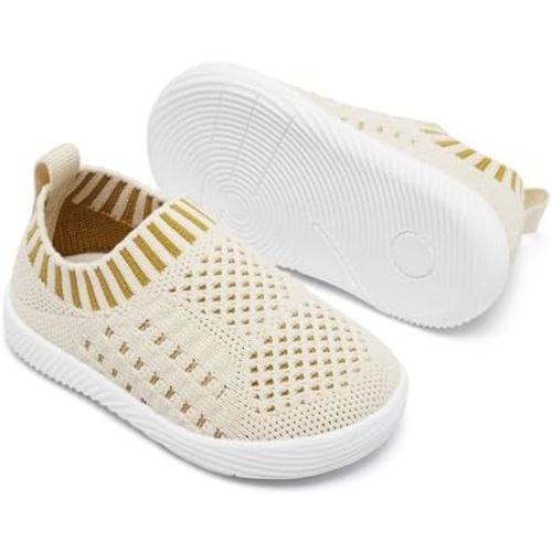 MORENDL Baby Shoes Toddler Walking Sock Shoes Non-Slip Breathable Boys & Girls Sneakers Infant Tennis Shoes