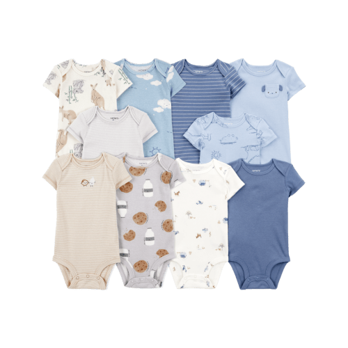 Baby 10-Pack Short-Sleeve Bodysuits | Carter's