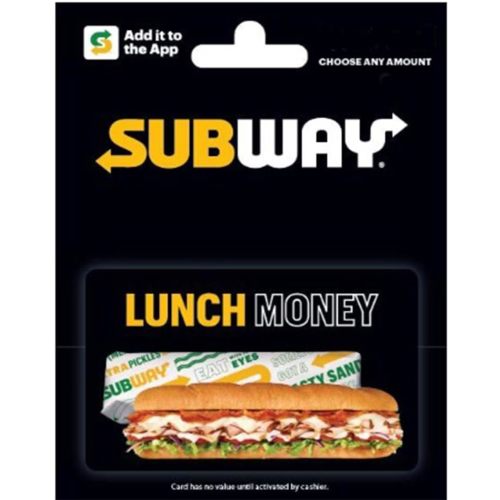 Subway Gift Card