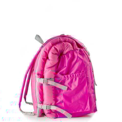 Sleep 'N' Pack Big Kids Sleeping Bag, Fuchsia/Coconut - Mimish | Maisonette