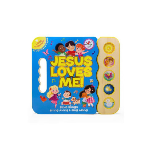 Jesus Loves Me 5-Button Songbook - Perfect Gift for Easter Baskets, Christmas, Birthdays, Baptisms, and More (Little Sunbeams)