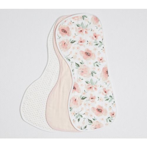 Meredith Muslin Burp Cloth, Set of 3