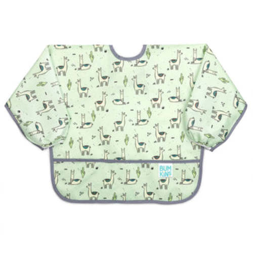 Sleeved Bib for Baby & Toddler 6 to 24 months – Llamas | Bumkins Baby