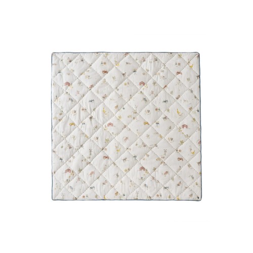 On the Farm Reversible Quilted Blanket