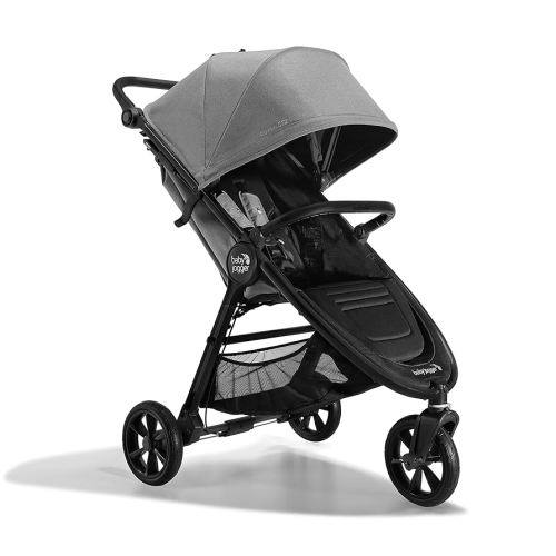 Baby Jogger City Mini GT2 All-Terrain Lightweight Stroller with Forever Air Tires One-Hand Fold and All-Wheel Suspension Pike Exclusive Includes Belly Bar Leatherette Handlebar & Premium Fabric