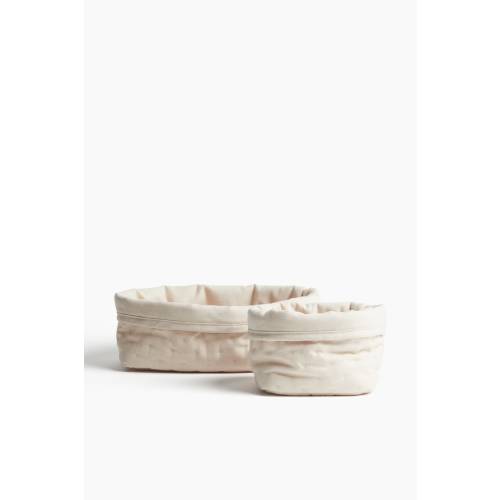 2-PACK QUILTED STORAGE BASKETS