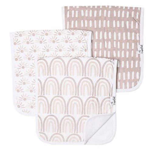 Amazon.com: Copper Pearl Baby Burp Cloth Large 21''x10'' Size Premium Absorbent Triple Layer 3-Pack Gift Set Bliss : Baby