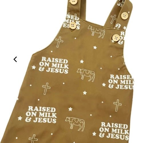 Raised On Milk & Jesus Overalls