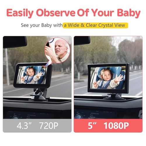 Baby Car Camera for Rear Facing Seat Backseat