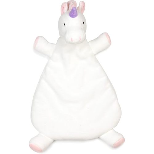 WubbaNub Baby White Unicorn Lovey