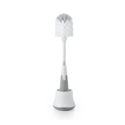 OXO TOT Bottle Brush with Bristled Cleaner & Stand - Gray - Shipt