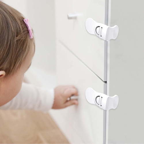 Dengmore Drawer Lock Children's Pinch Cabinet Door Lock Lock The Toilet And Refrigerator Baby Safety Protection Articles Protective Lock