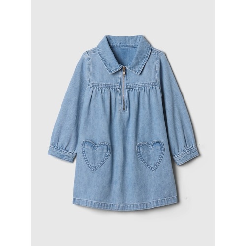 Baby & Toddler Denim Heart Dress