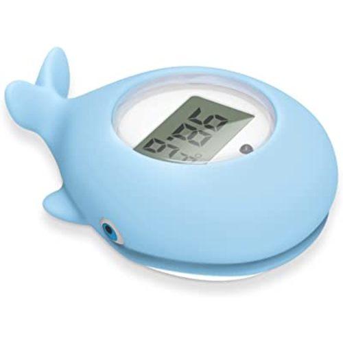Baby Bath Bathtub Thermometer for Infant - Safety Bath Tub Water Temperature Digital Thermometer - Floating Bathing Toy Gift for Kids Newborn Mother with Flashing Temperature Warning