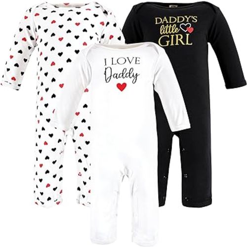 Hudson Baby baby-girls Cotton Coveralls