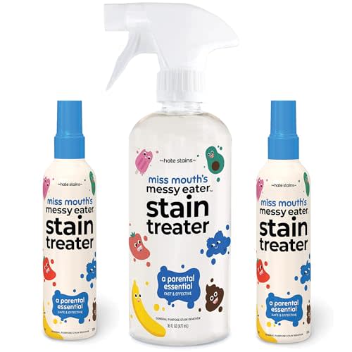 Miss Mouth's Messy Eater Stain Treater - 2 Pack Stain Remover Spray and 16oz Bottle