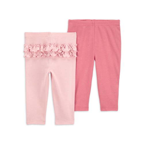 Carter's Child of Mine Baby Girl Pants, 2-Pack, Sizes Preemie-12 Months