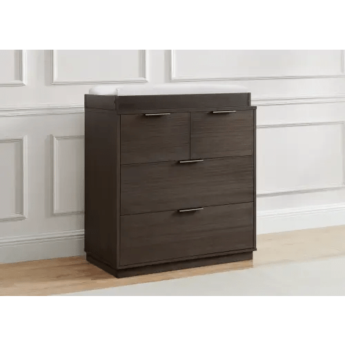 Forever 4 Drawer Dresser with Changing Top and Interlocking Drawers - | Delta Children