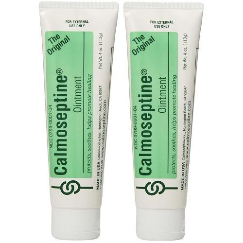 Calmoseptine Ointment Tube, 4 Ounce (Pack of 2)