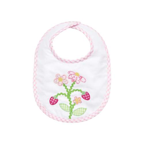 Strawberry Applique Basic Bib
