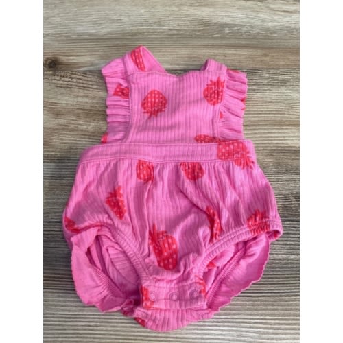 Cat & Jack Strawberry Print Romper Pink sz Newborn – Me n Mommy To Be