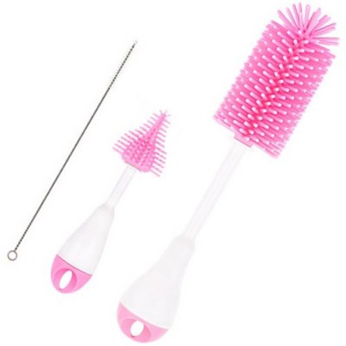 MLINS Electric Air Bottle Brush Saving Space 27X5.5cm Pink
