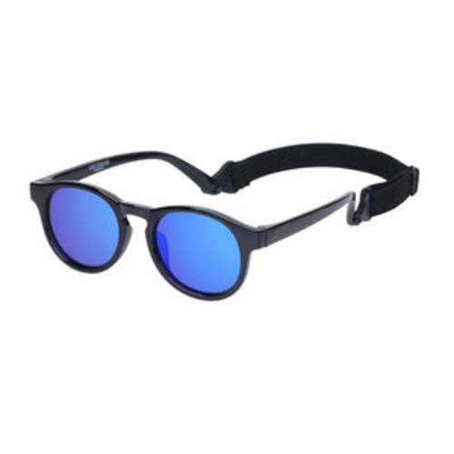 COCOSAND Toddler Sunglasses with Strap Polarized Flexible Retro Round