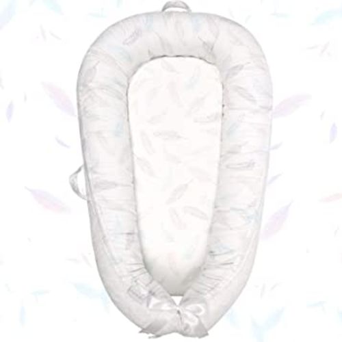 Mamibaby Baby Lounger Cover,100% Cotton Breathable Soft Newborn Lounger Cover, Portable Lightweight Adjustable Infant Floor Seat for Travel, Newborn Must Have Essentials Baby Registry Search