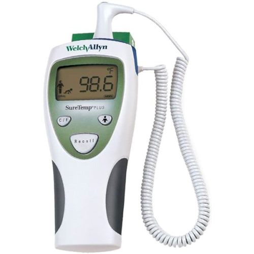 Welch Allyn 01690-200 SureTemp Plus Model 690 Electronic Thermometer, Oral Probe with Oral Probe Well